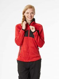 Arbeits Strickjacke Damen Rot